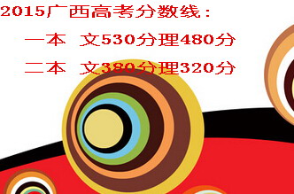 2015廣西高考分數(shù)線文380理320